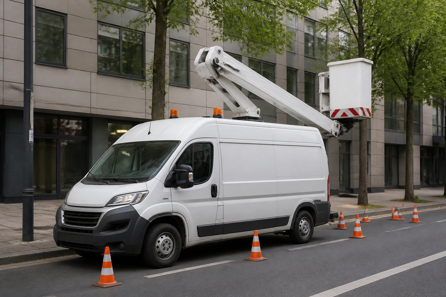 Comment réussir votre location de nacelle sur fourgon